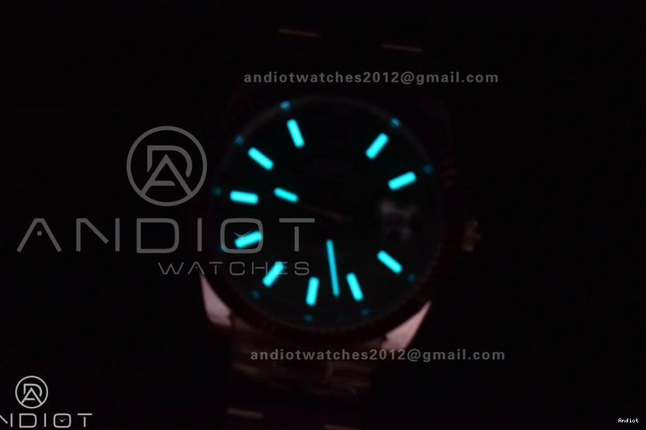 1:1 Dial Bracelet Green Steel 126334 on DateJust 904L Oyster Sundust Edition SA3235 DIWF Best 41 1108